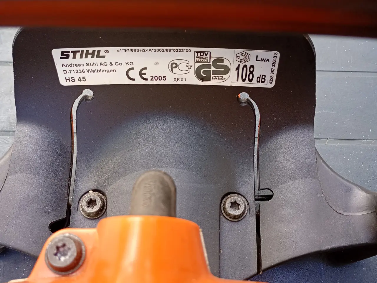 Billede 4 - Stihl HS 45 bensin hækkeklipper 