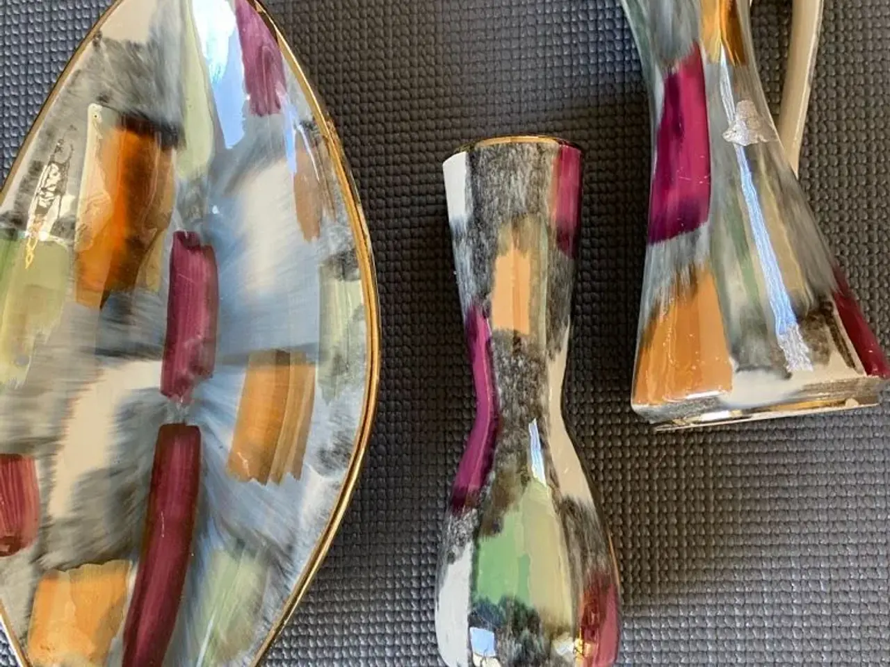 Billede 4 - Tysk fad, vase og kande