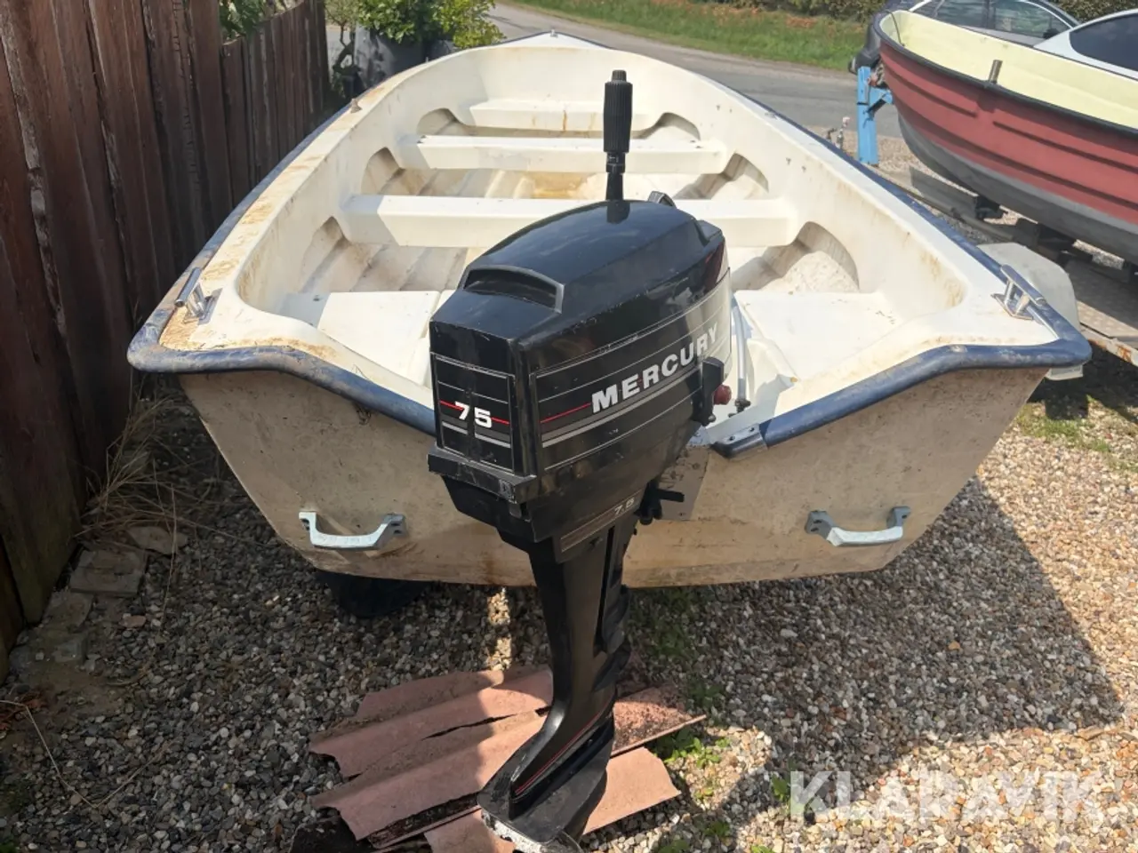 Billede 5 - Jolle Ryds-460 motor og vogn medfølger