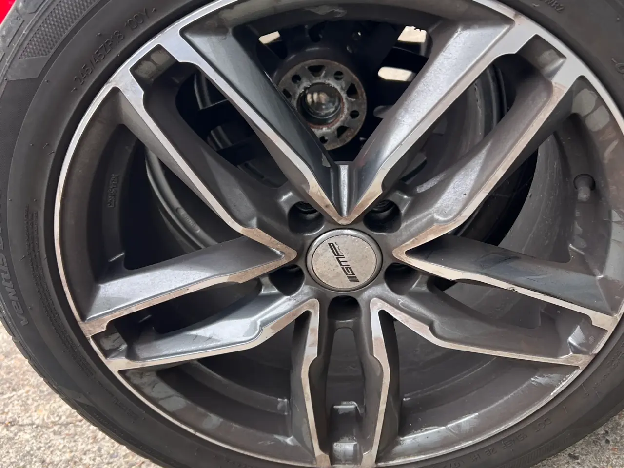 Billede 1 - Dæk/fælge kørt på Audi A6