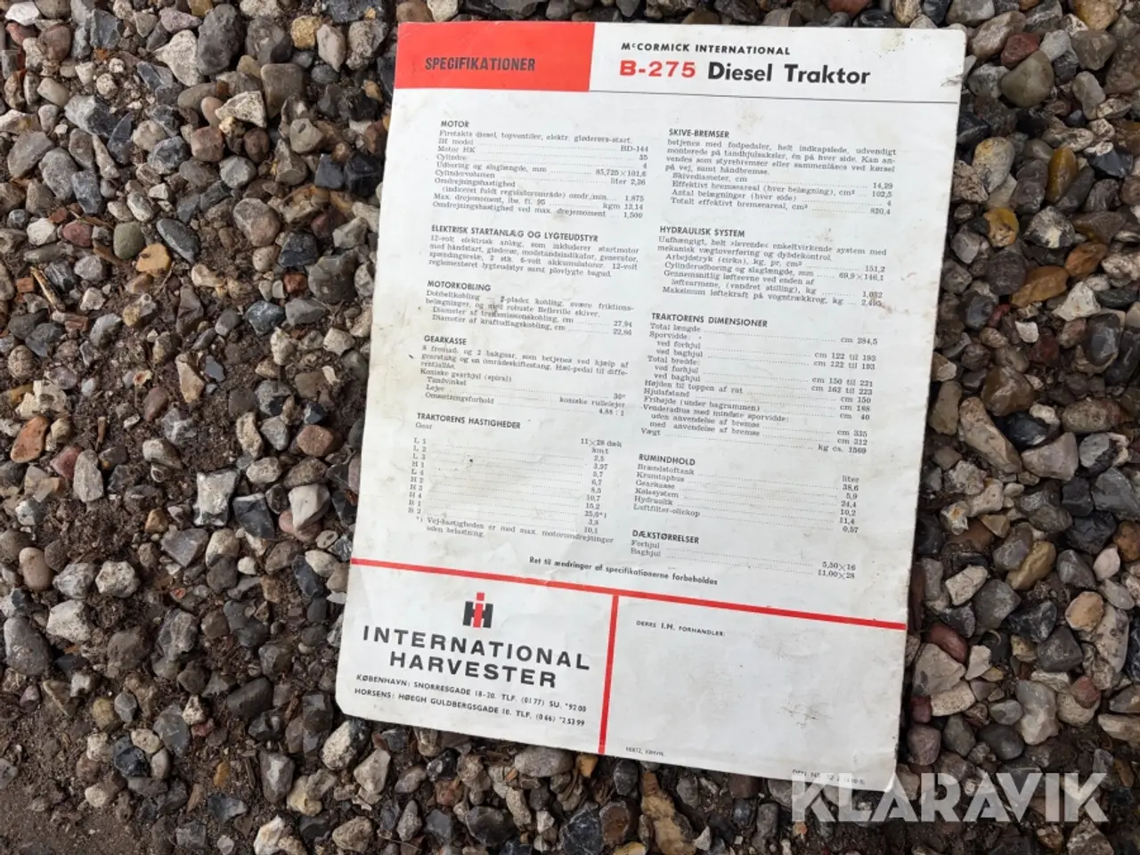 Billede 8 - Veterantraktor IH 275 Diesel - med frontlæsser