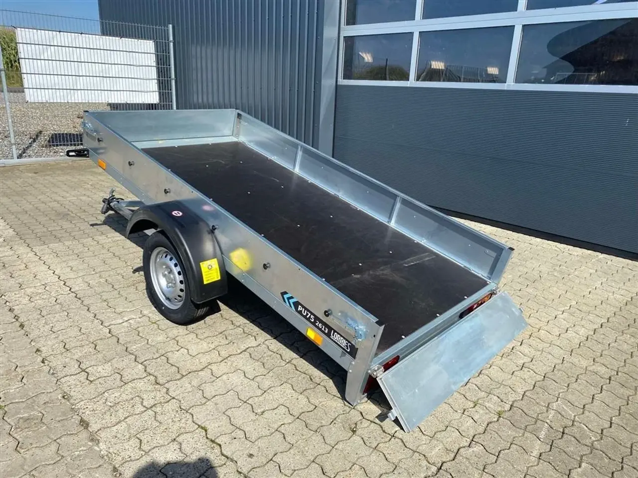 Billede 1 - Lorries fabriksny trailer med manuelt tip
