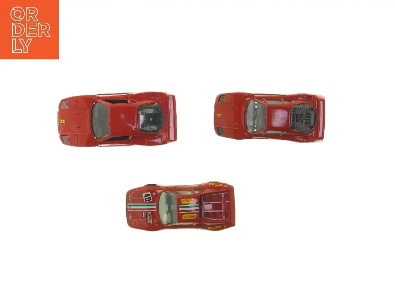 Billede 2 - Ferrari modelbiler, 3 stk (str. 3 stk 11x5 cm)