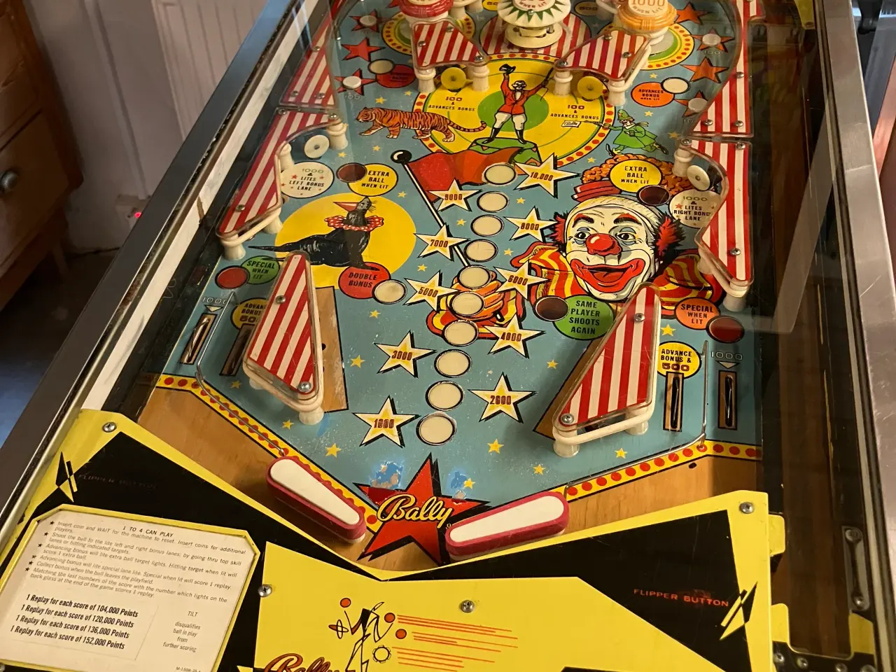 Billede 4 - Bally Circus flippermaskine. 