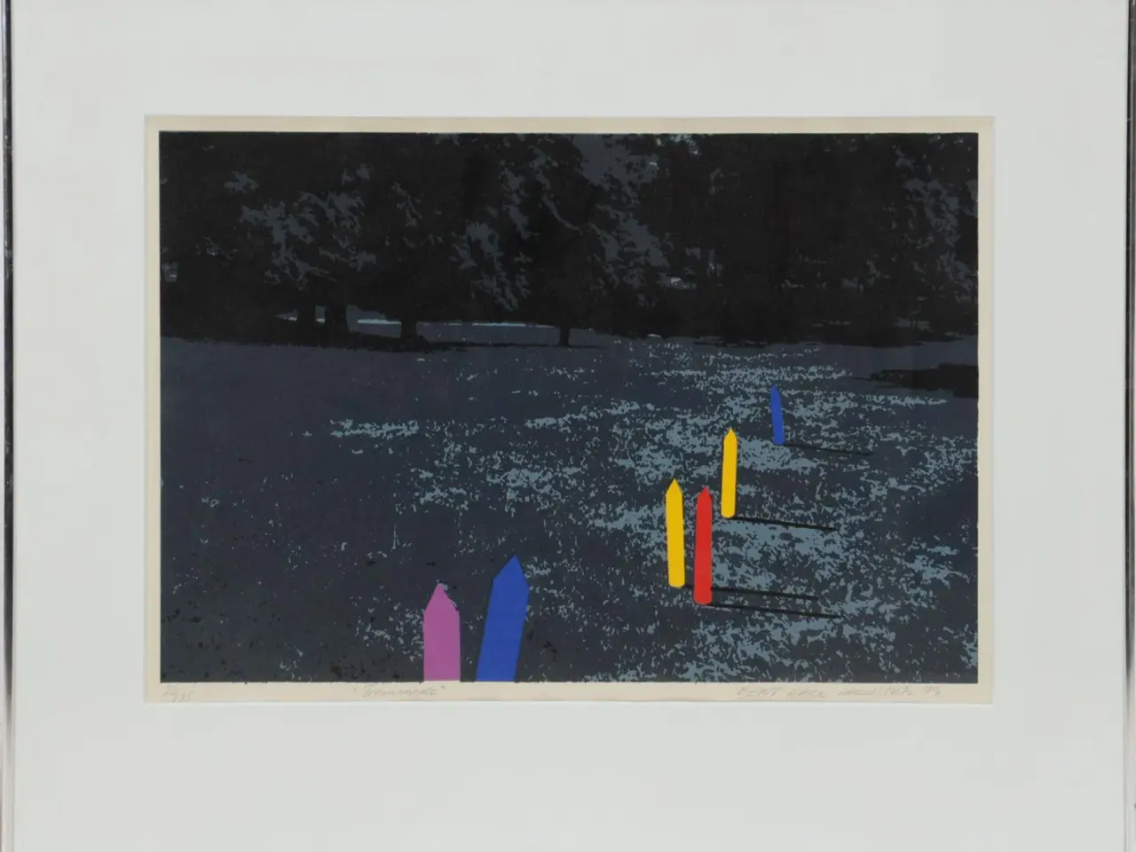 Billede 1 - Litografi - popart komposition Bent Karl Jacobsen