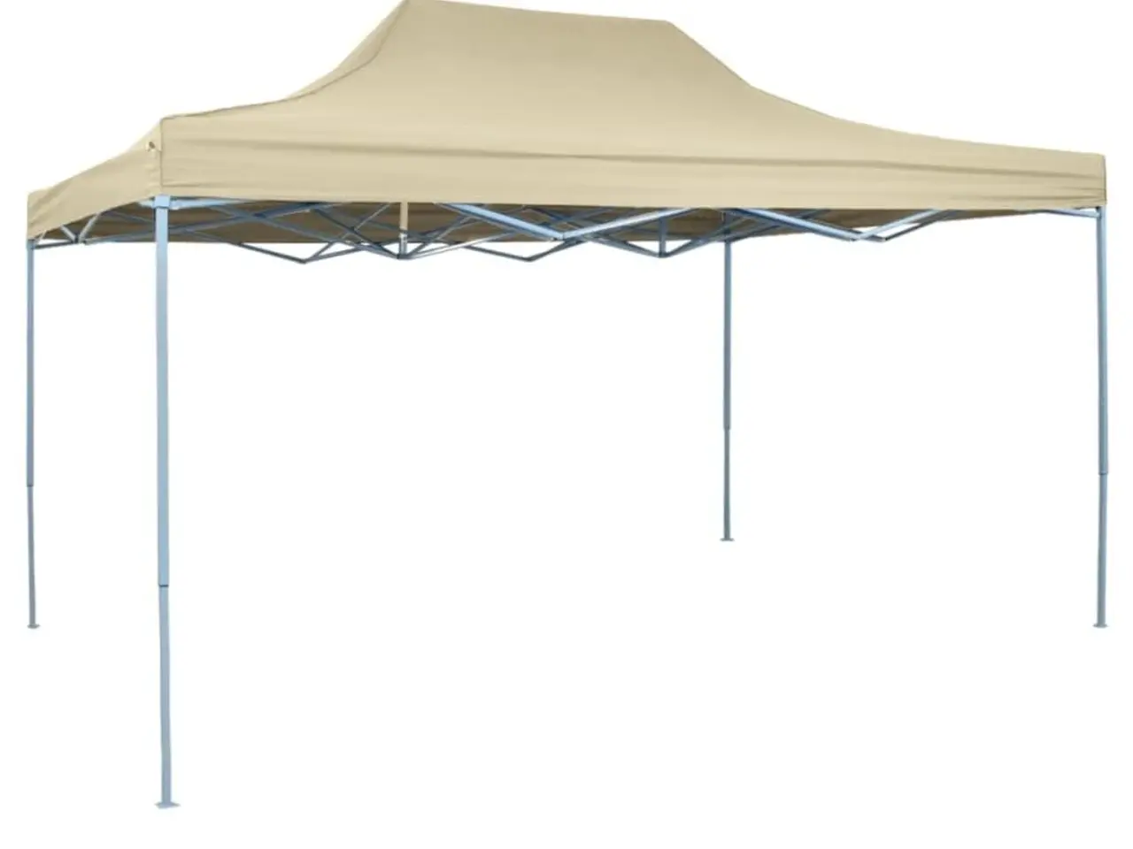 Billede 1 - Foldbart telt pop-up 3 x 4,5 m cremefarvet