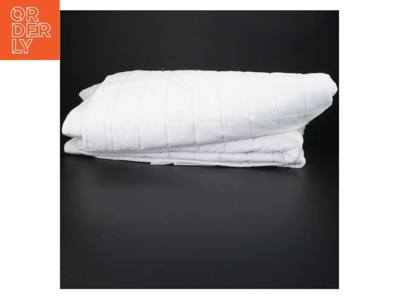 Billede 4 - Hvid quiltet topmadras/-lagen fra Dreamzone (str. 90 x 200 cm)