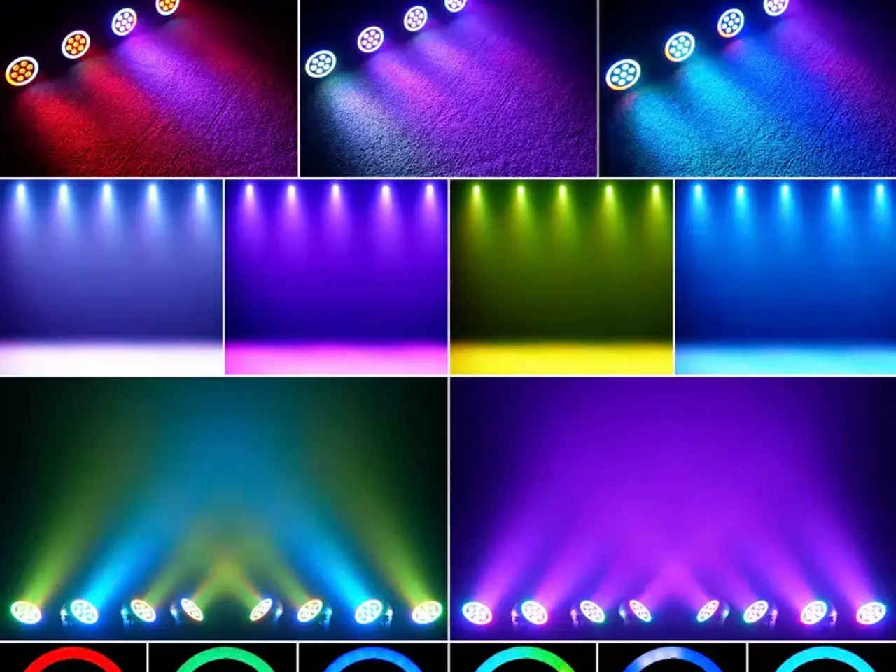 Billede 2 - 2stk. Parlampe 7xLed & Halo - Genopladelig