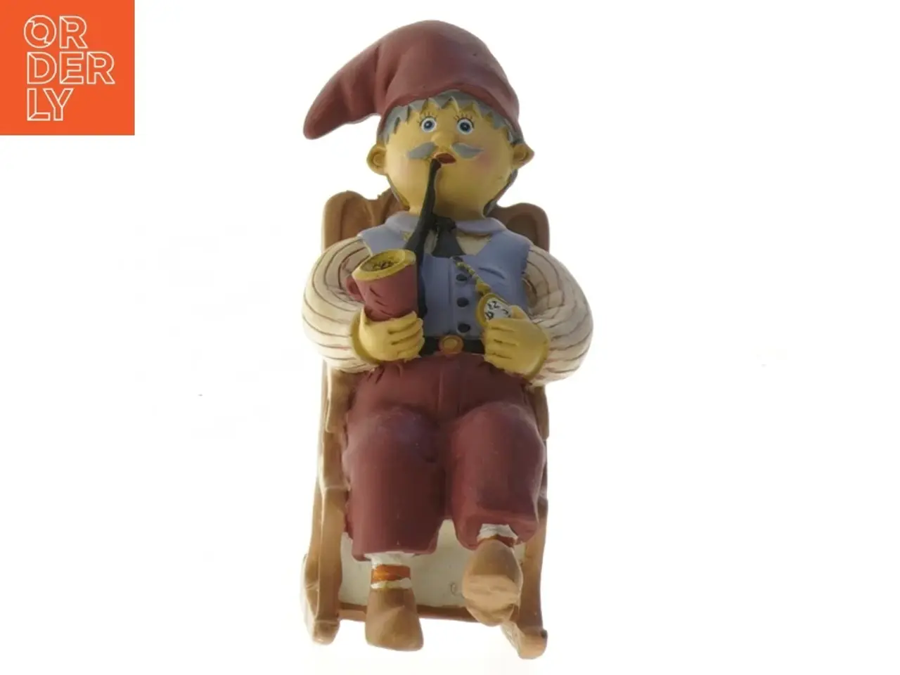 Billede 1 - Gårdnisse Bedstefar figur fra Hjemdal (str. 13 cm)