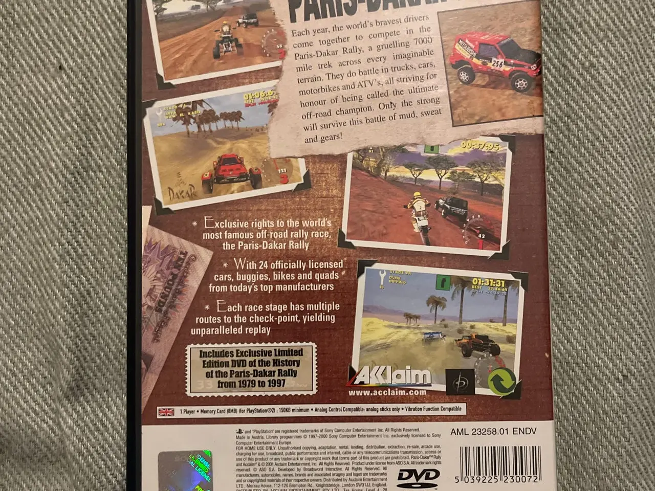 Billede 2 - Paris-Dakar Rally (Acclaim) - PlayStation 2