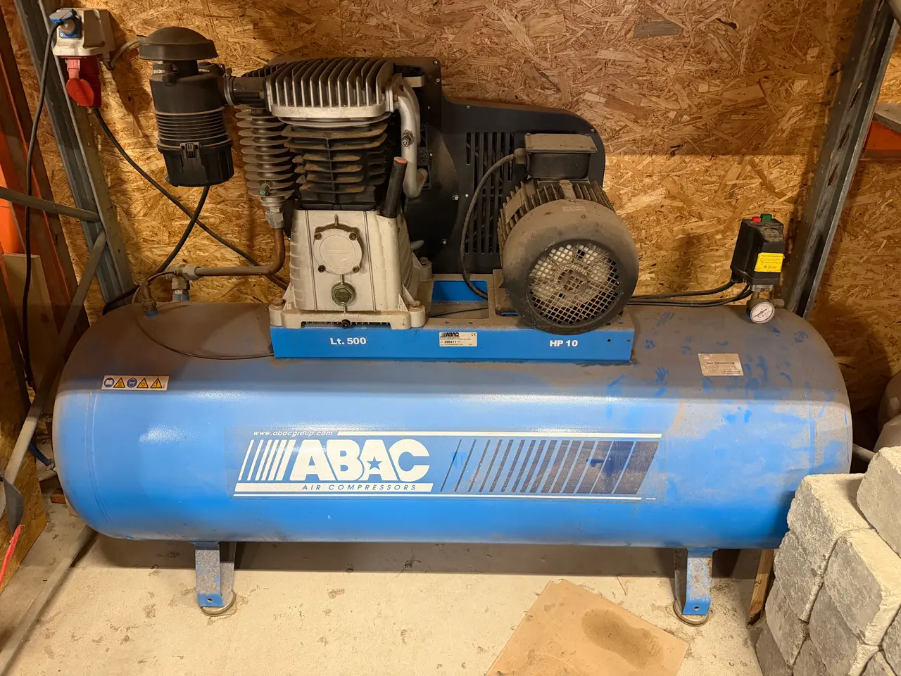 Billede 1 - 500L ABAC kompressor 