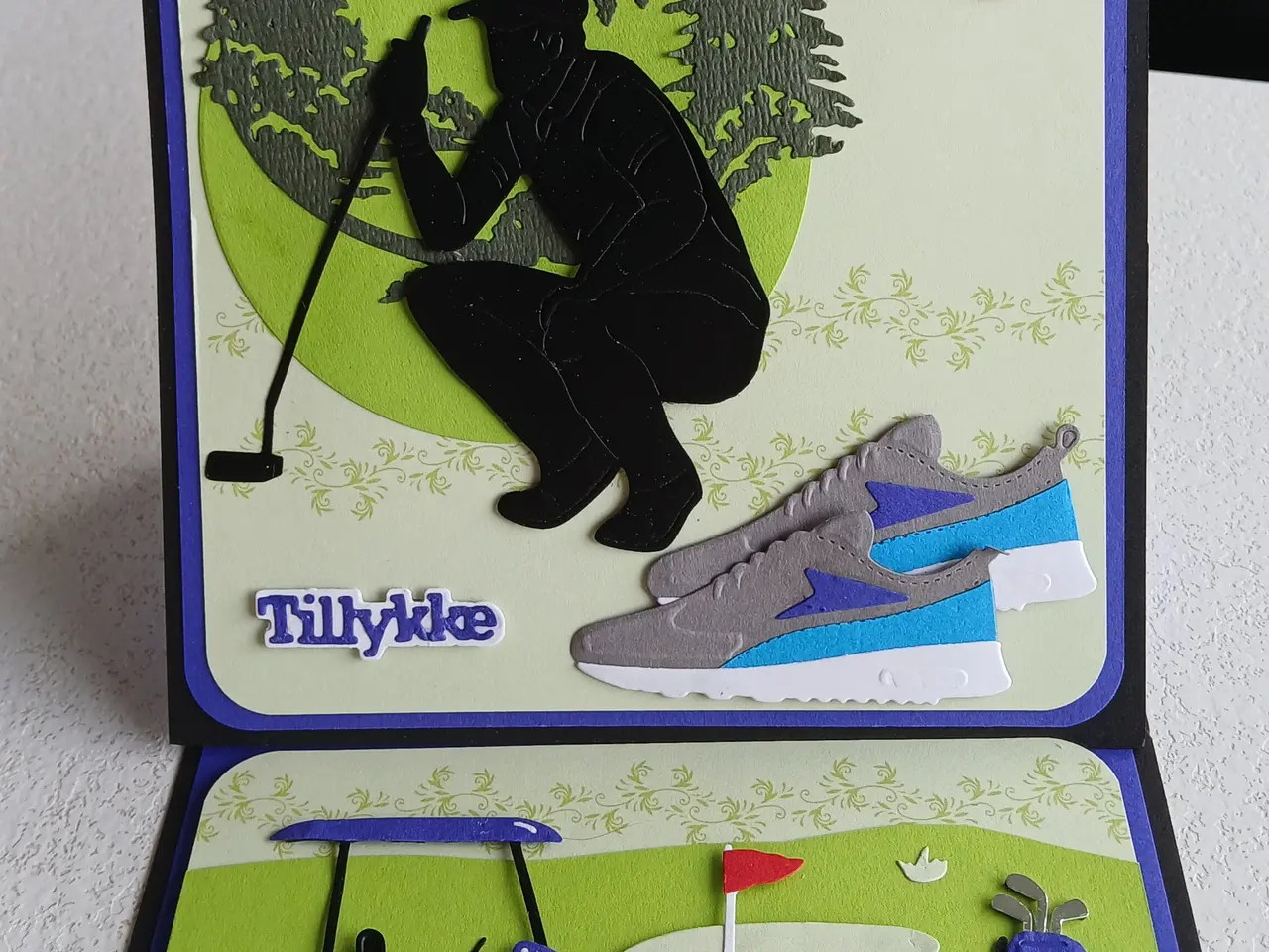 Billede 4 - tillykke kort til golf interesserede sælges