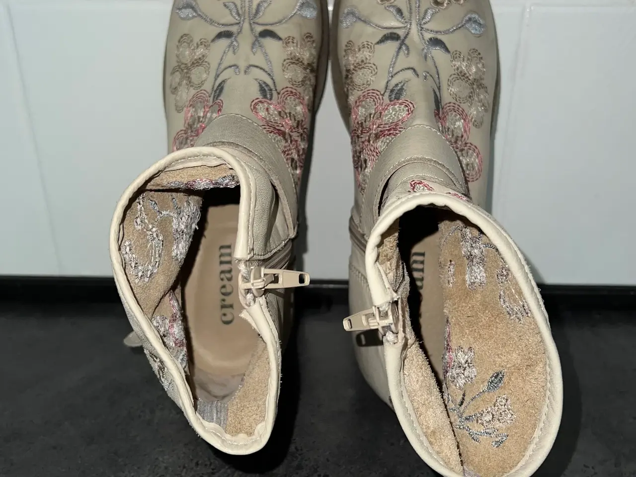 Billede 7 - Cream boots støvle