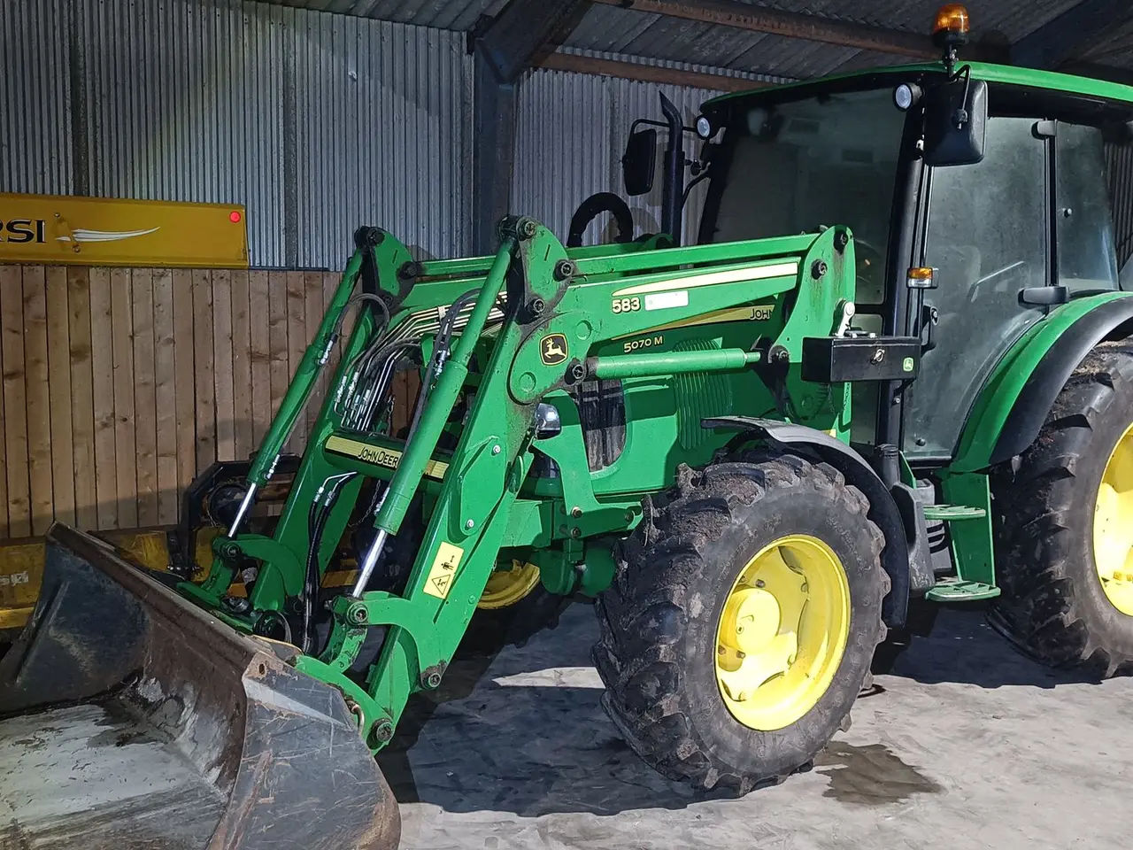 Billede 4 - John Deere 5070M med frontlæsser fra 2013