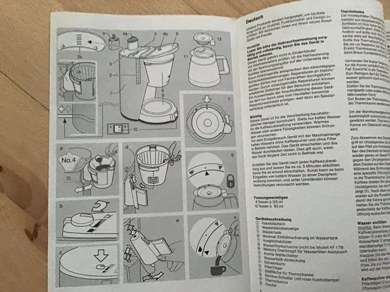 Billede 7 - Kaffemaskine Braun hel Ny 1250wat med termokande