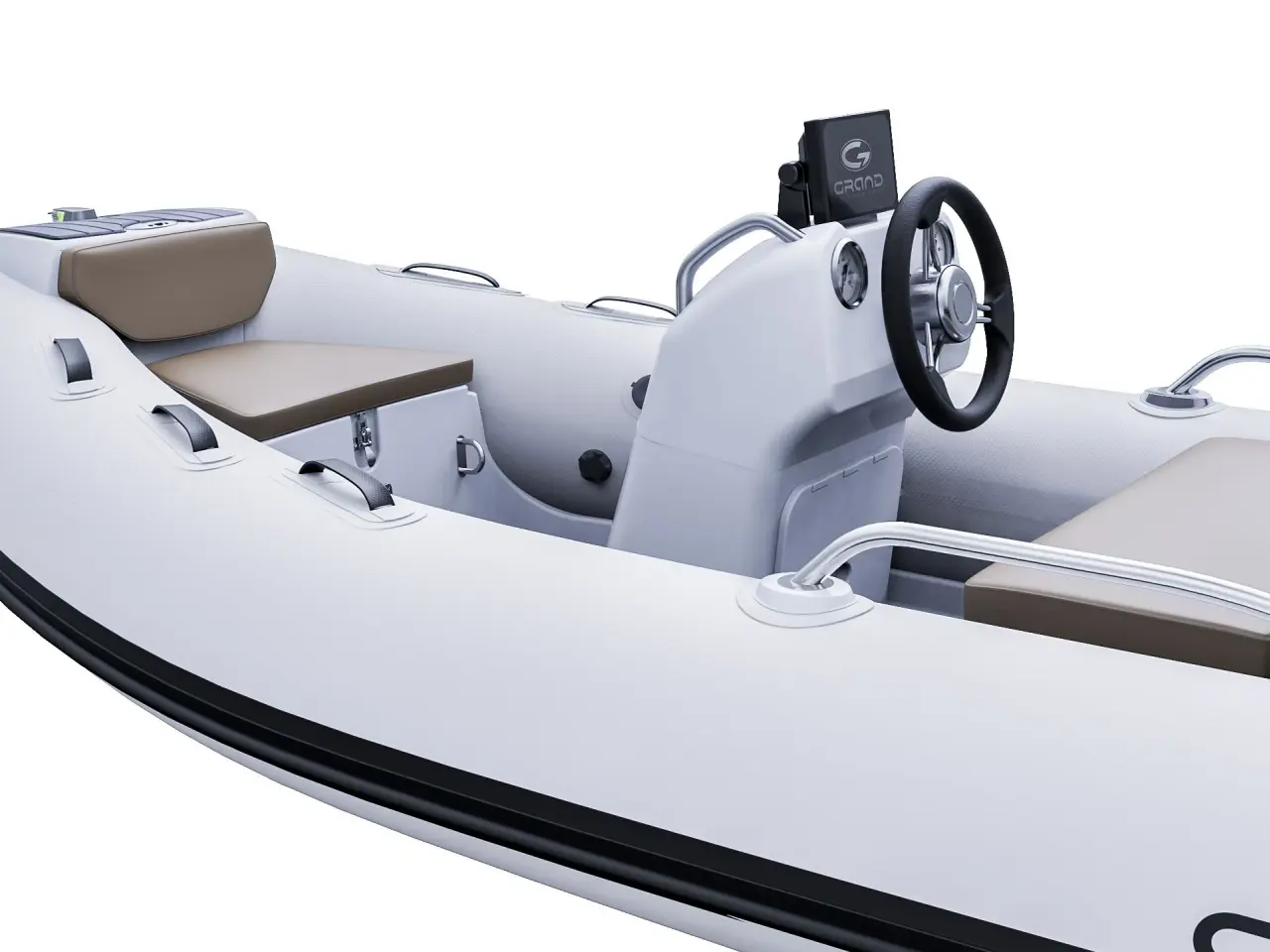 Billede 4 - Grand G340GEF med 20 hk Yamaha LAGERBÅD