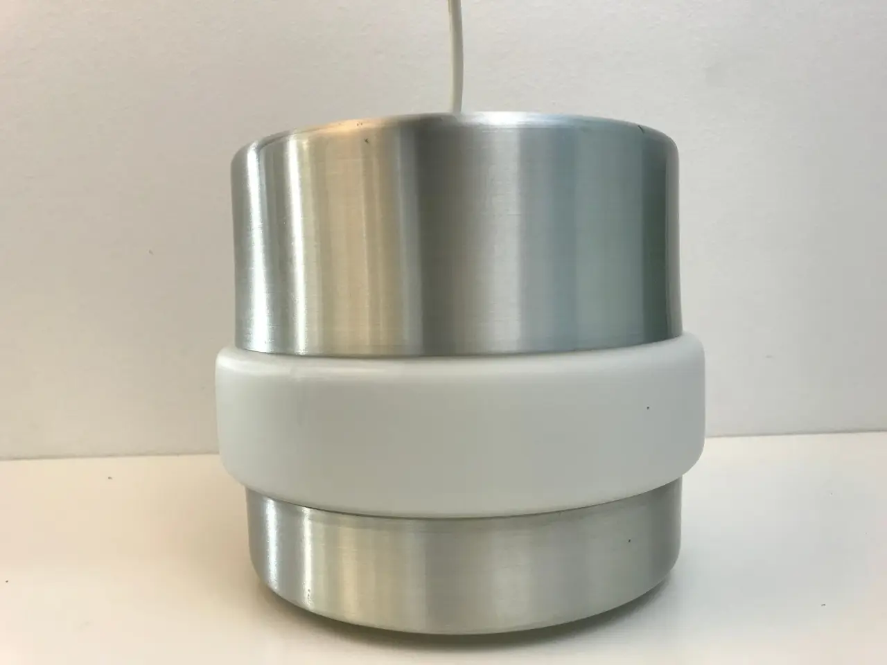 Billede 4 - Retro pendel (chrome/opalglas)