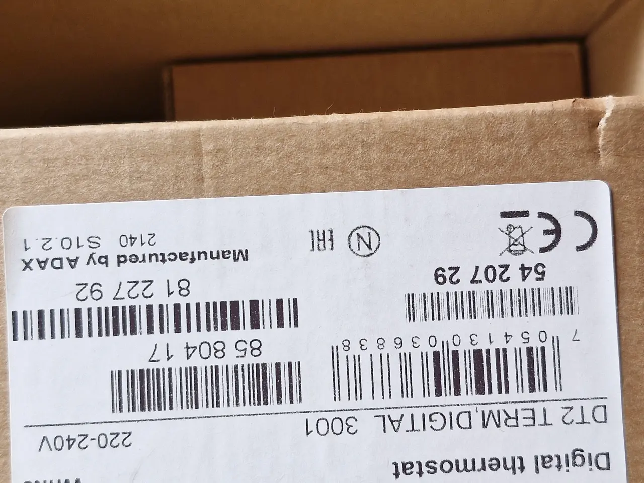 Billede 3 - Glamox elektronisk termostat 