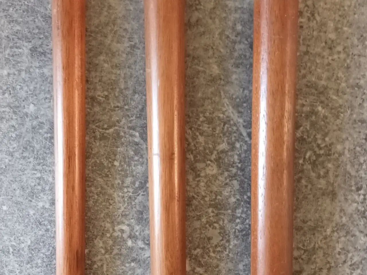 Billede 2 - Stok, teak/ messing