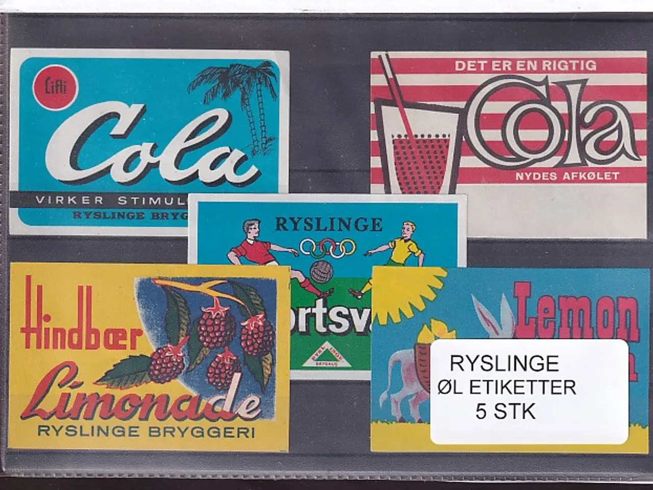 Billede 1 - Etiketter - Ryslinge Bryggeri - 5 Stk.