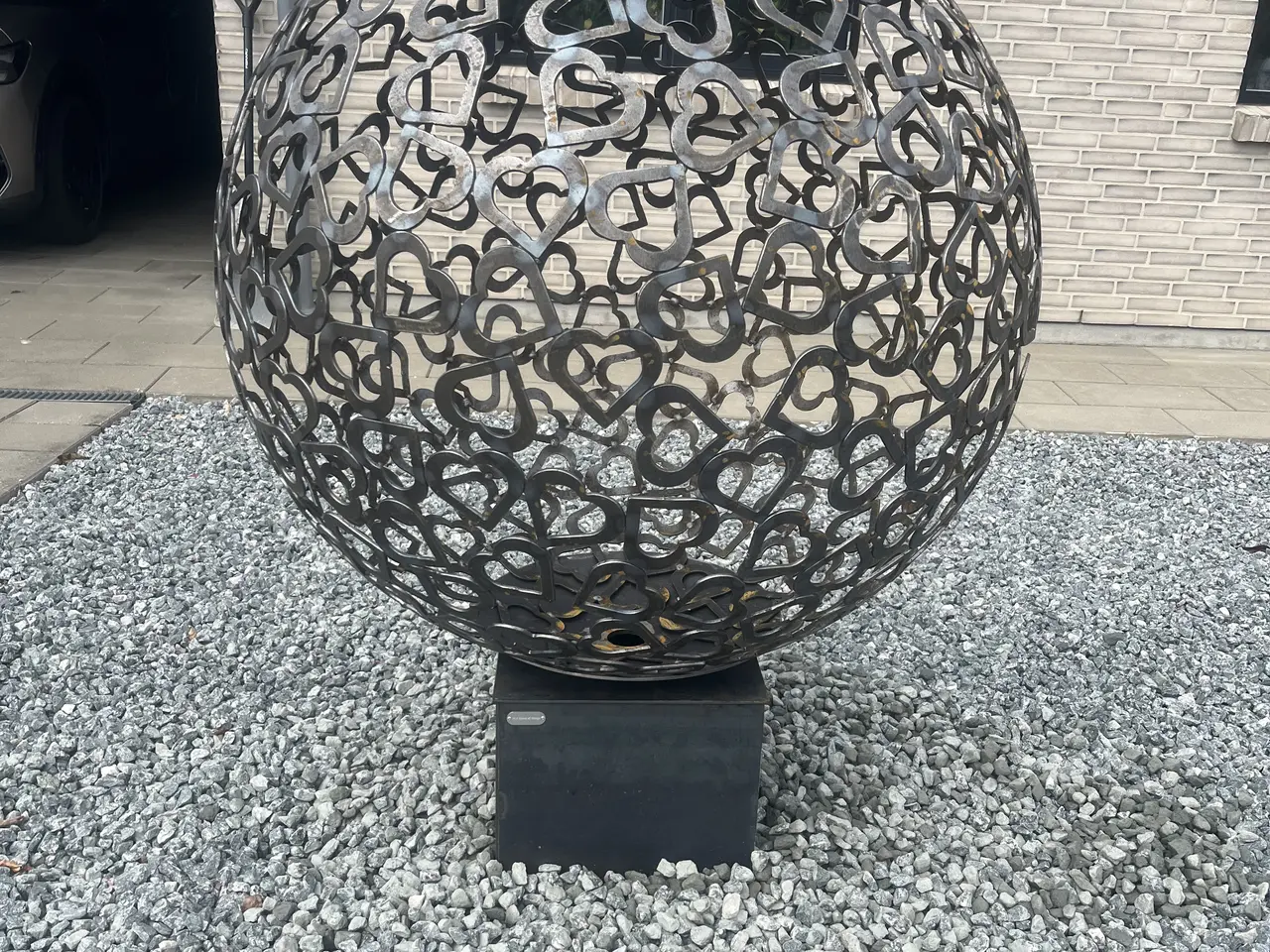 Billede 13 - højbed/vandspejl/bålsted/kunst corten-stål