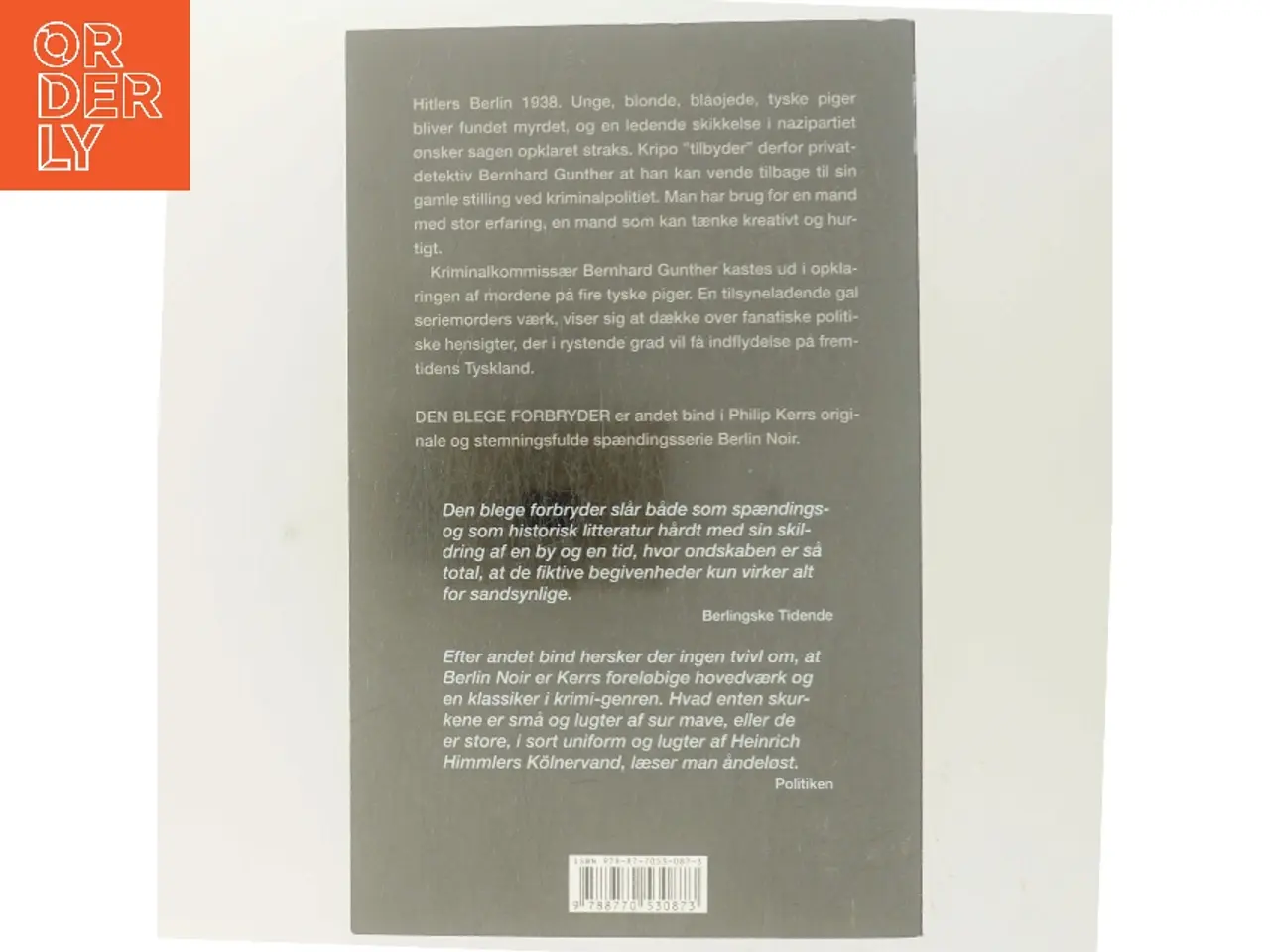 Billede 3 - Den blege forbryder af Philip Kerr (Bog)