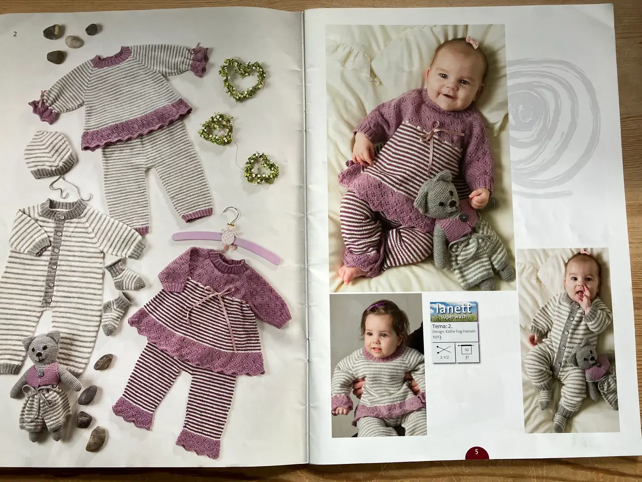 Billede 3 - Opskriftshæftet Lanett baby nr. 1013, 0-4 år