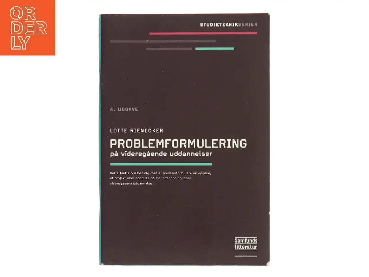 Billede 1 - Problemformulering på videregående uddannelser af Lotte Rienecker (Bog)