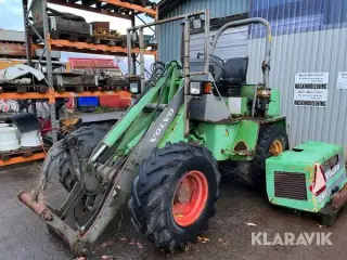 Minilæsser Volvo ZL 402C nyrenoveret motor