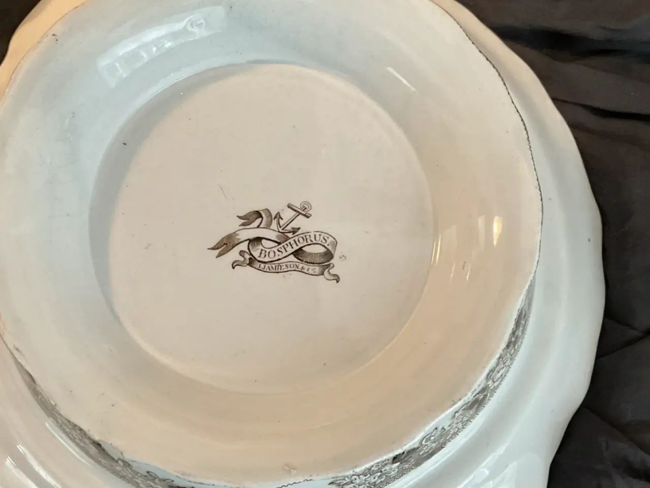 Billede 5 - Engelsk 1800 tals fajance med samme motiv