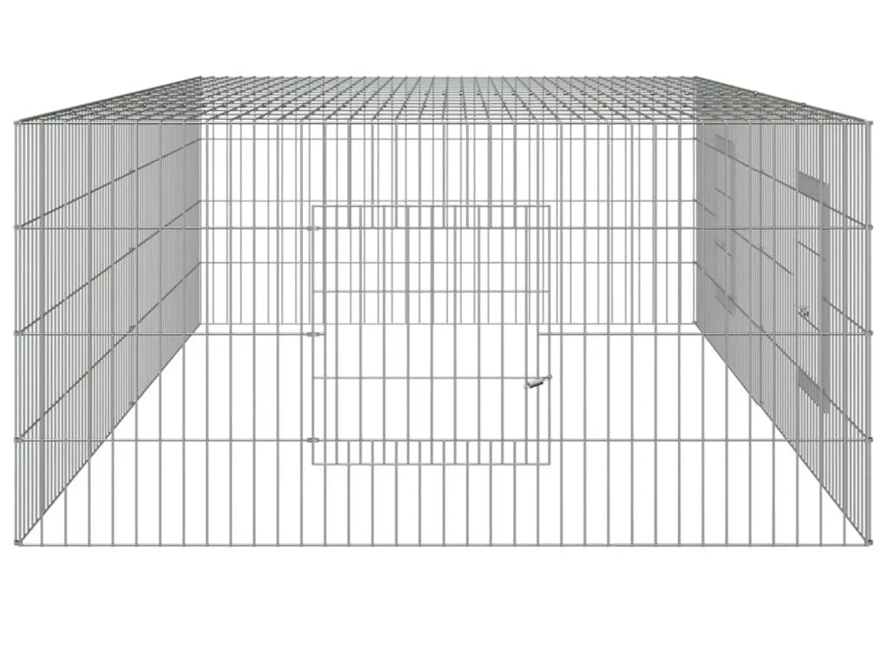 Billede 5 - Kaninbur 2 paneler 220 x 110 x 55 cm - galvaniseret jern