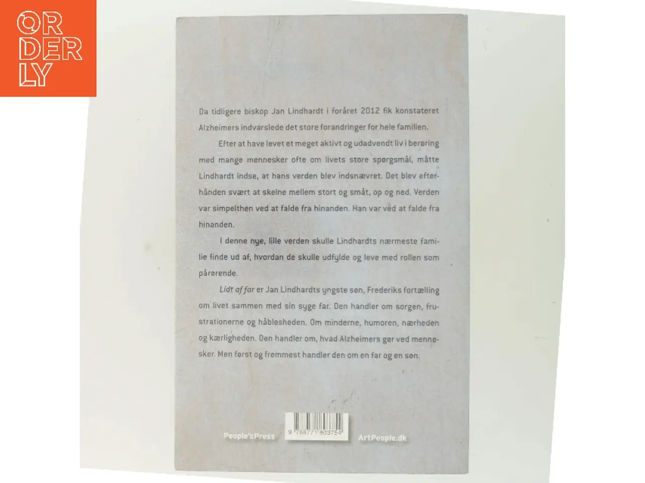Billede 3 - Lidt af far af Frederik Lindhardt (f. 1989) (Bog)