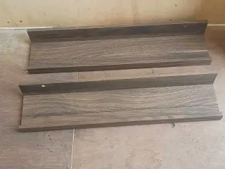 2 stk billedhylder