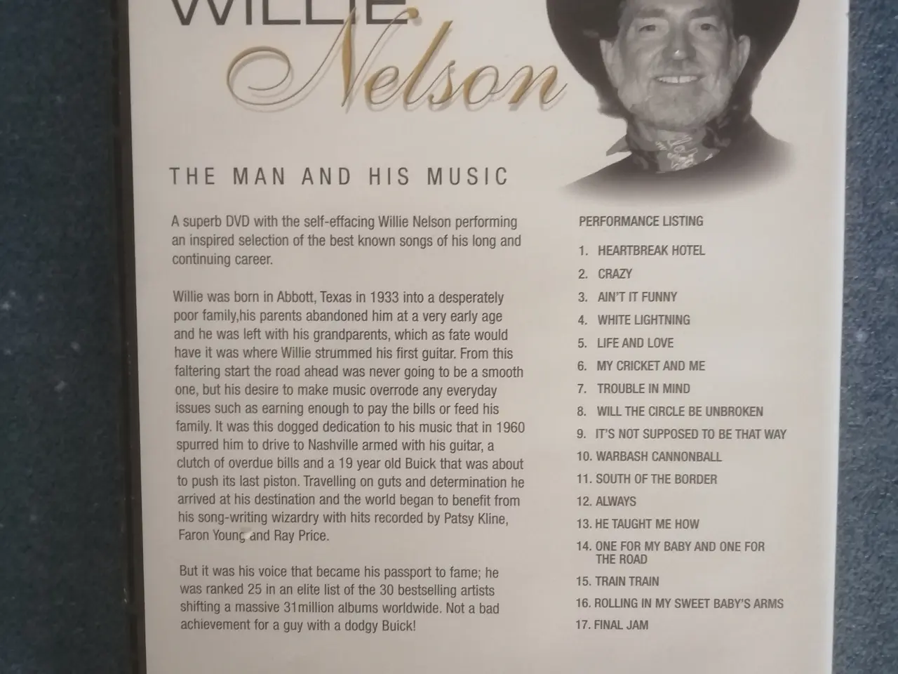 Billede 2 - Legends in Concert - Willie Nelson