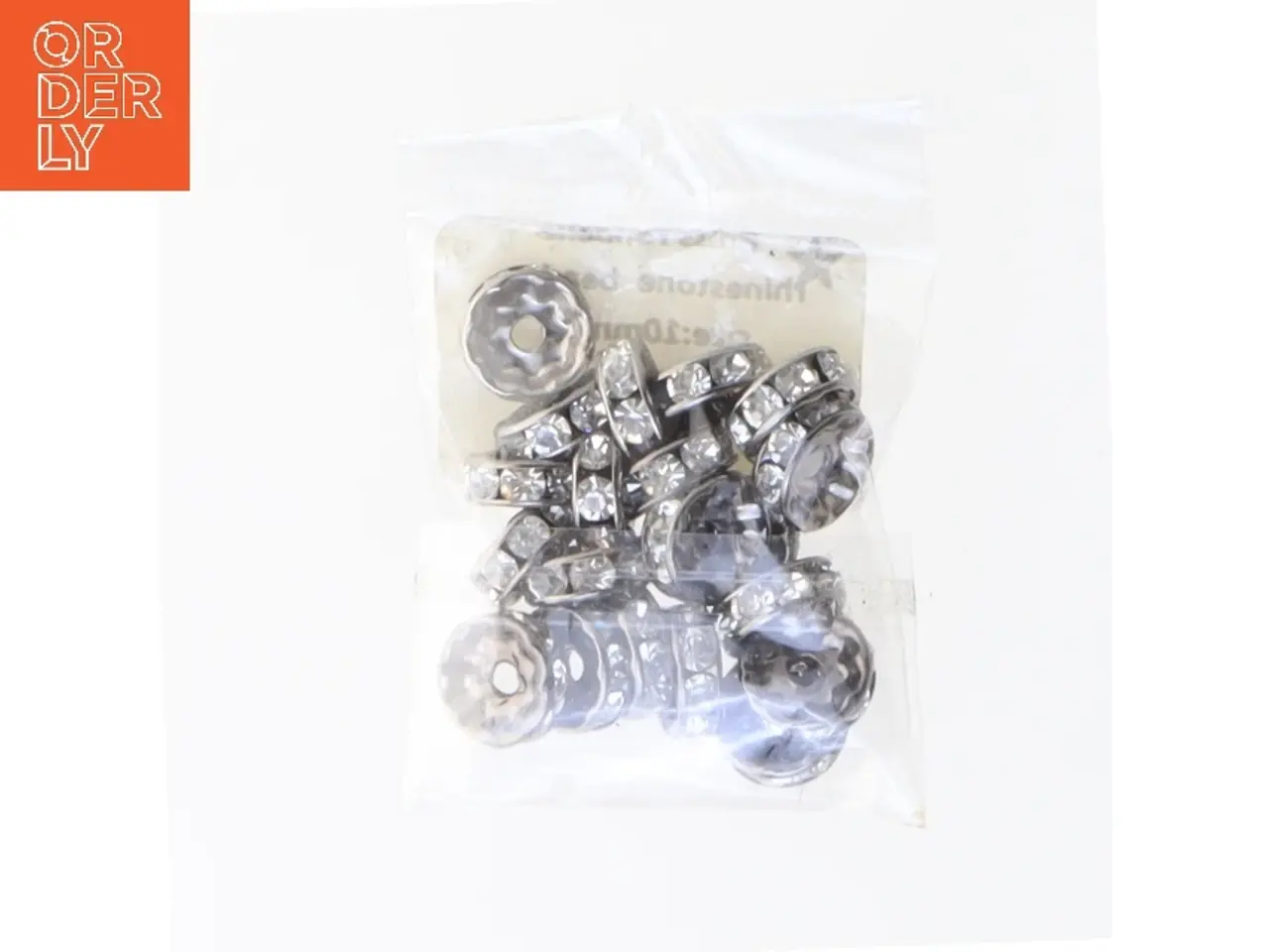 Billede 2 - Rhinestones beads (str. Ø 1 cm)