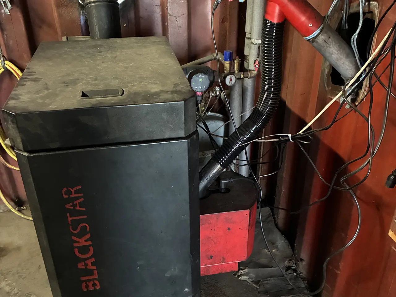 Billede 1 - Træpillefyr blackstar 16 kw