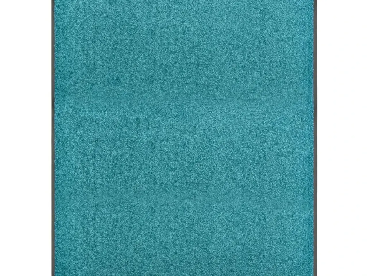Billede 1 - Vaskbar dørmåtte 120 x 90 cm - cyanblå