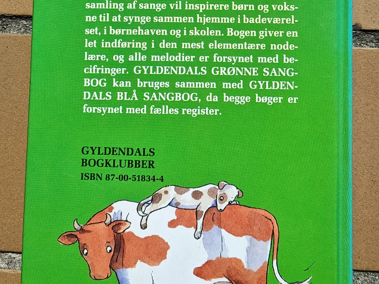 Billede 2 - Gyldendals Grønne Sangbog BOG