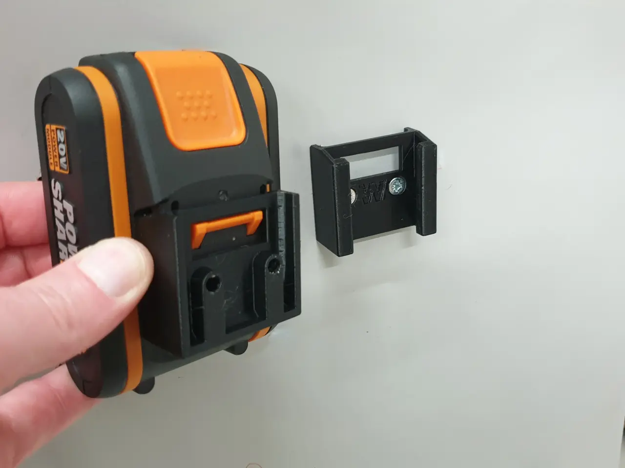 Billede 2 - WORX 20v holder og belsag