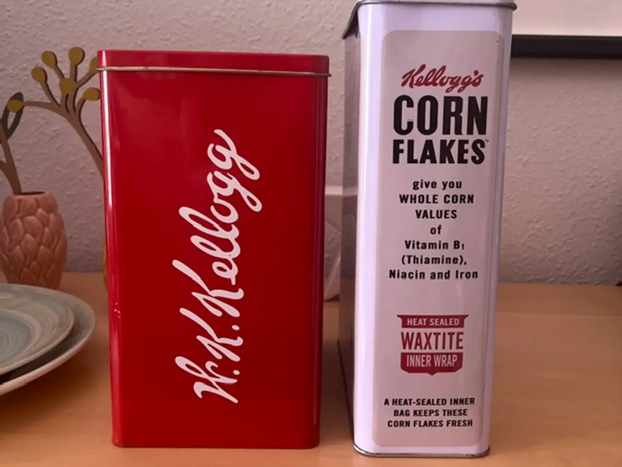 Billede 2 - 2 retro Kellogg's dåser med flot patina