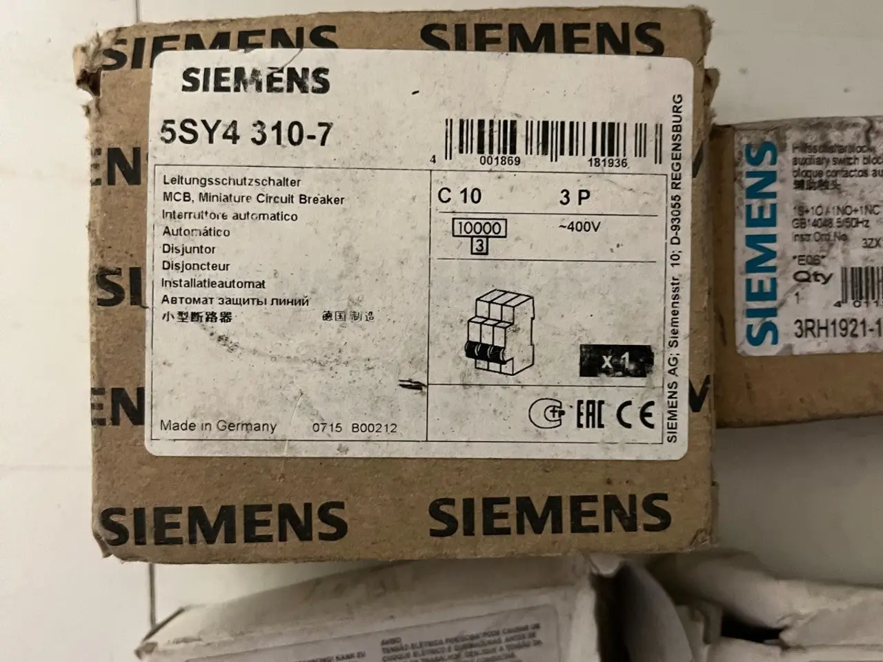 Billede 2 - Siemens Automation parti – 7 stk. – - Breakers