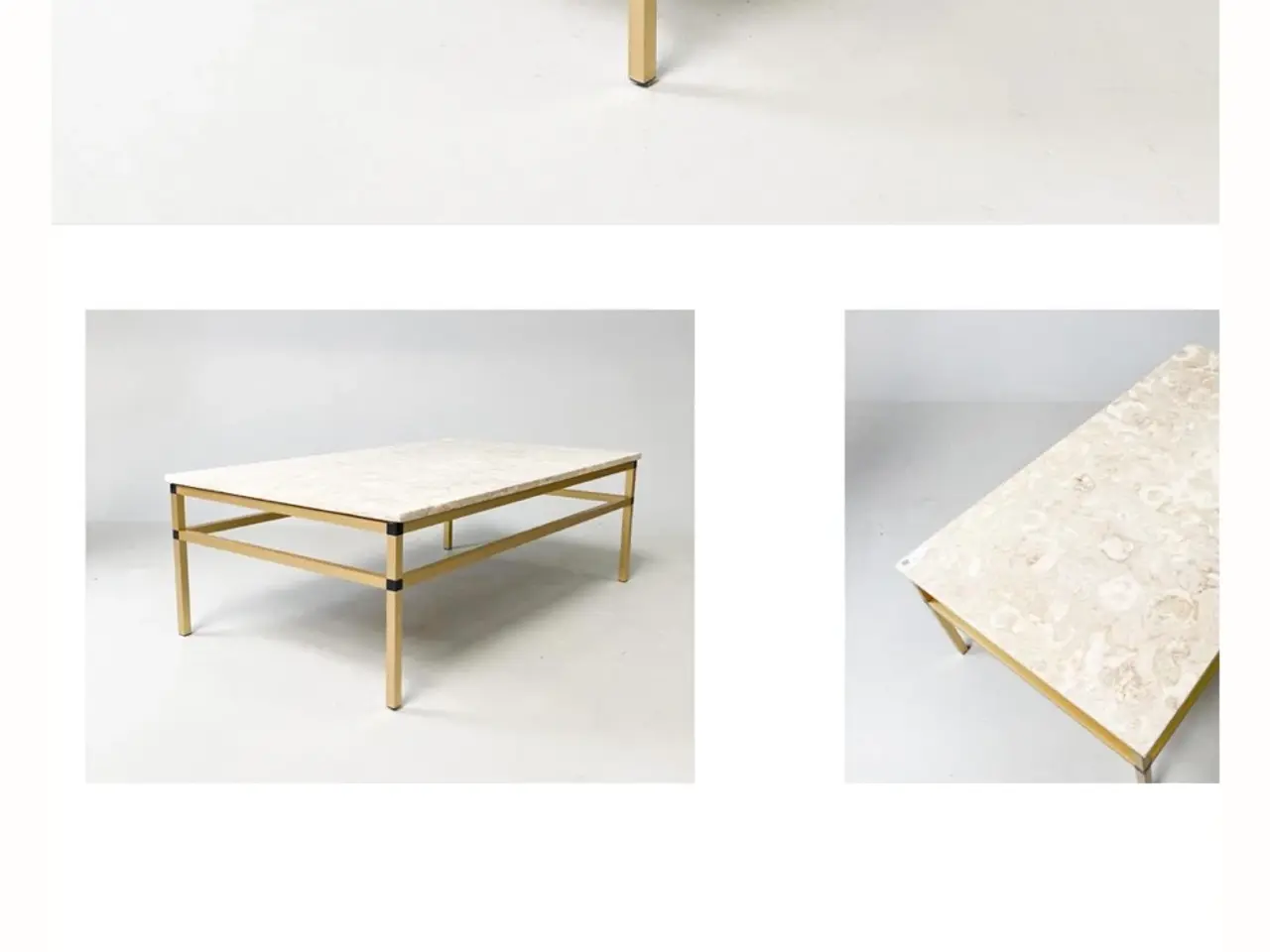 Billede 2 - Sofabord med marmor bordplade BYD