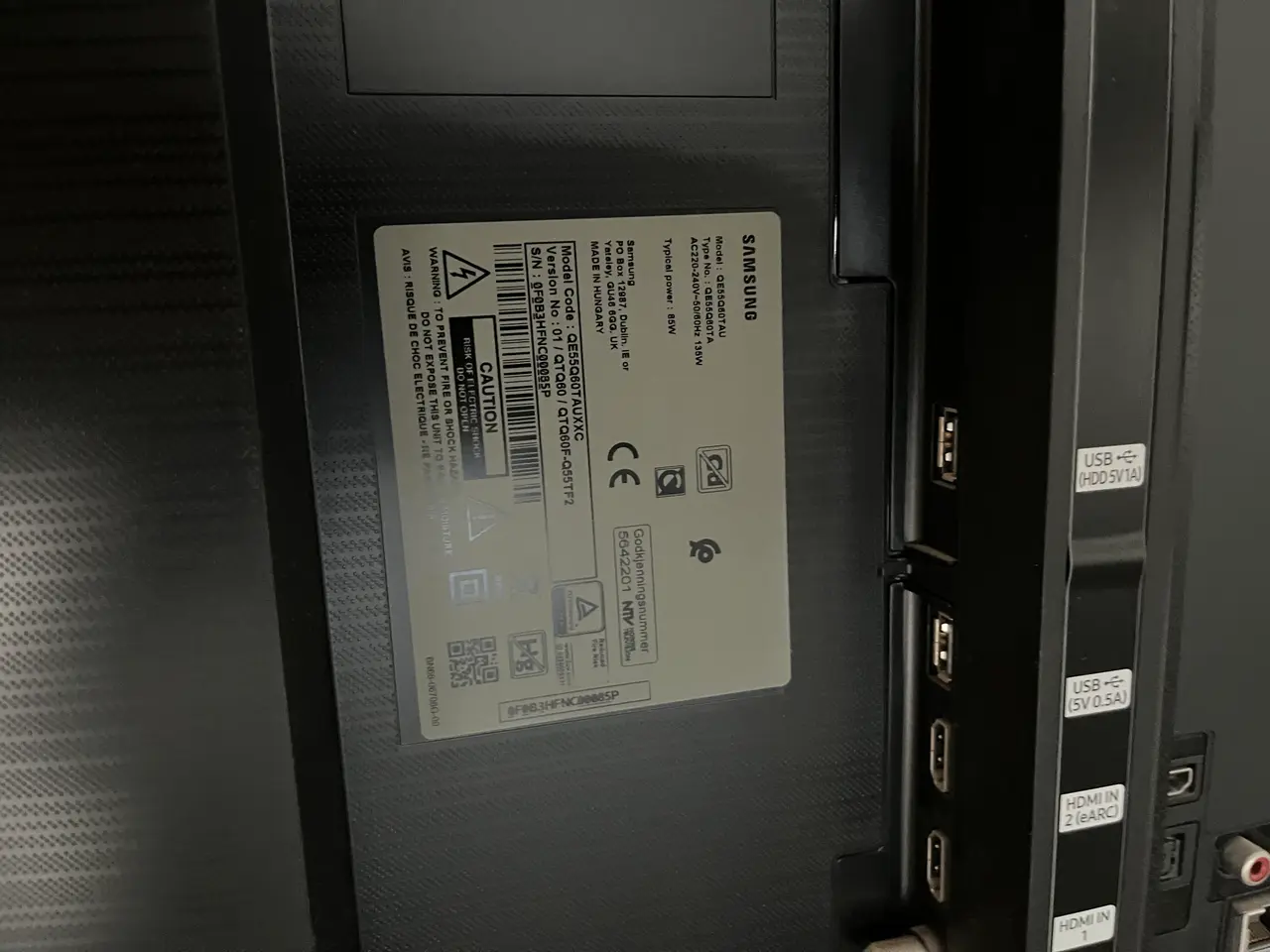 Billede 9 - Fjernsyn SAMSUNG QE55Q60TAU