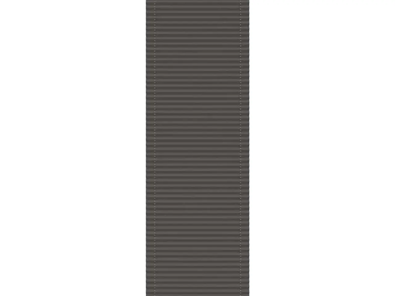 Billede 1 - Plisségardin - sort 60×200 cm, stofbredde 59,4 cm, polyester
