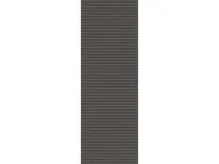 Plisségardin - sort 60×200 cm, stofbredde 59,4 cm, polyester