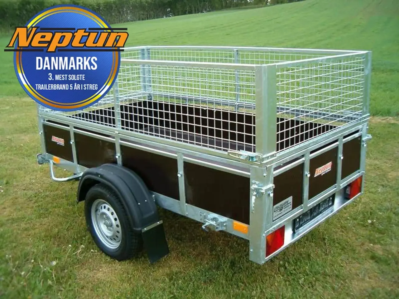Billede 1 - Neptun  Trailwood 202 GN078 med 50 cm gittersider