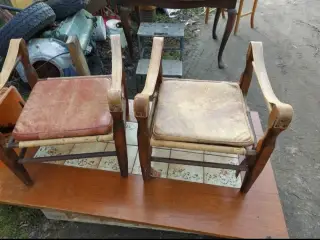 Aage Brun safariestole 2 stk