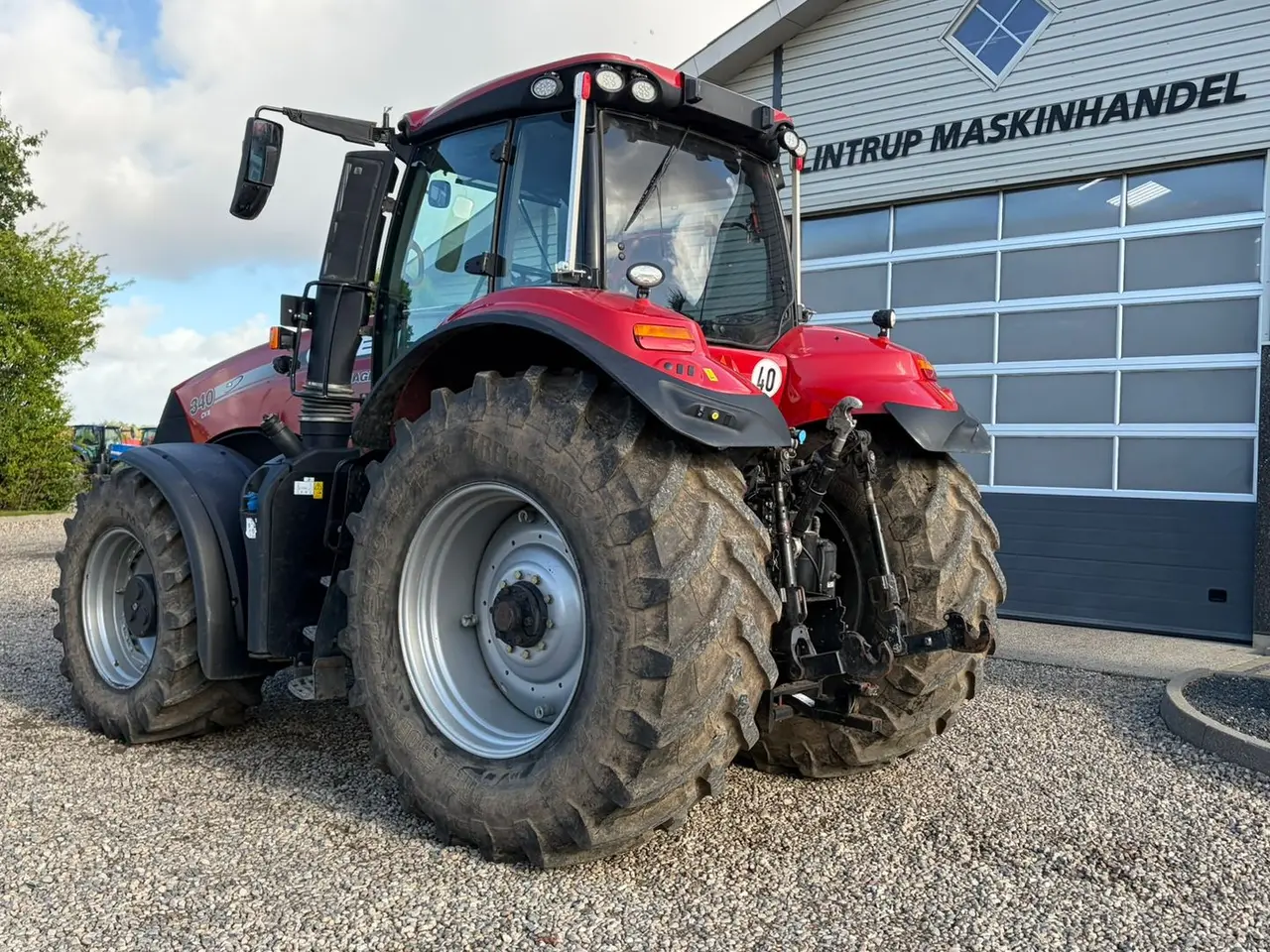 Billede 8 - Case IH MAGNUM 340 Med frontlift og kun 3730timer. Gård traktor