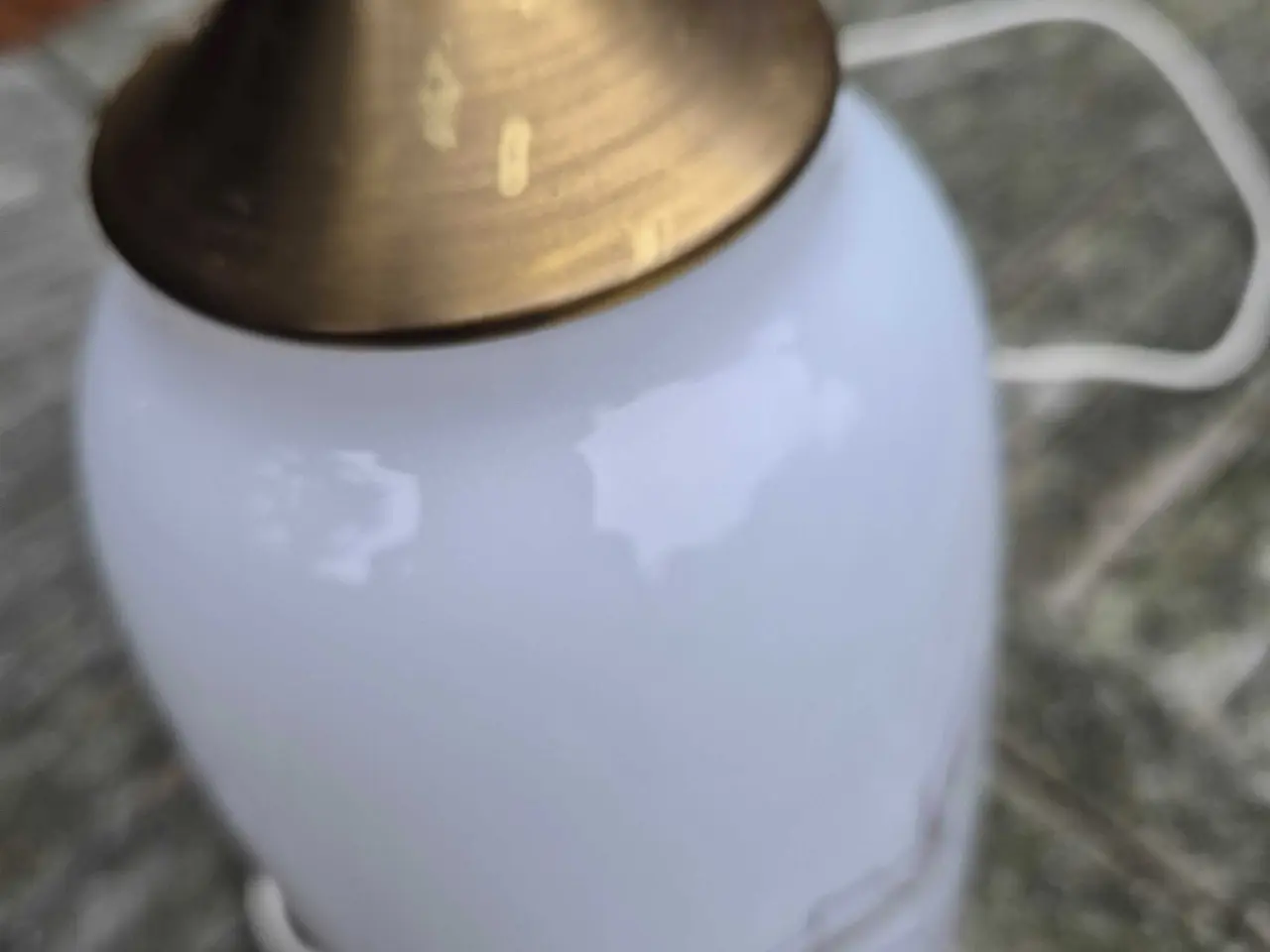 Billede 10 - Sjælden bordlampe fra Lyngby Glas