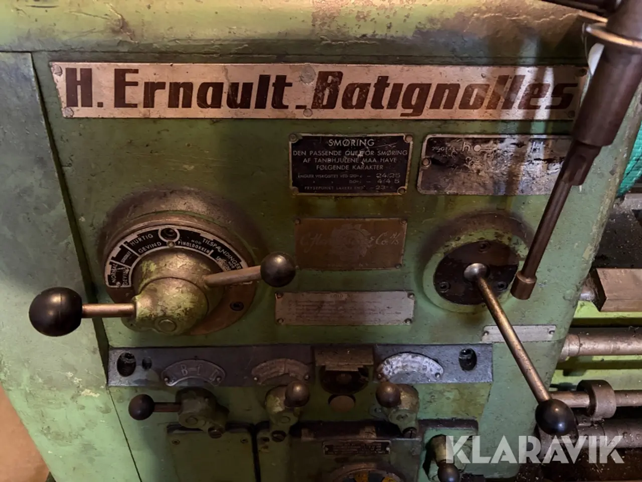 Billede 7 - Drejebænk H. Ernault-Batignolles 200 HN